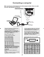 Предварительный просмотр 7 страницы Toshiba Regza 32WLT68 Owner'S Manual