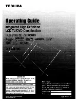 Toshiba Regza 37LX96 Operating Manual предпросмотр