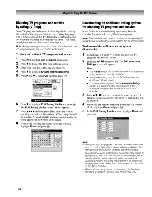 Предварительный просмотр 40 страницы Toshiba Regza 37LX96 Operating Manual