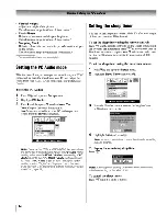 Предварительный просмотр 44 страницы Toshiba Regza 37LX96 Operating Manual