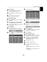 Preview for 19 page of Toshiba REGZA 40YL768 Manual