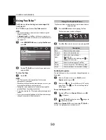 Preview for 50 page of Toshiba REGZA 40YL768 Manual