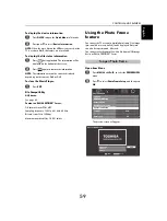 Preview for 59 page of Toshiba REGZA 40YL768 Manual