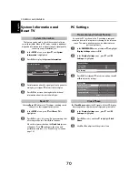 Preview for 70 page of Toshiba REGZA 40YL768 Manual