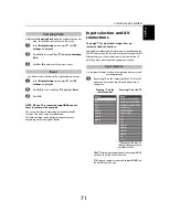 Preview for 71 page of Toshiba REGZA 40YL768 Manual