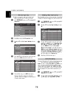 Preview for 72 page of Toshiba REGZA 40YL768 Manual