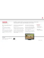 Preview for 3 page of Toshiba REGZA 42AV505DB Specifications