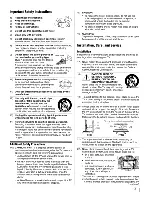 Предварительный просмотр 3 страницы Toshiba Regza 42HL167 Owner'S Manual