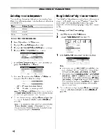 Предварительный просмотр 68 страницы Toshiba Regza 42HL167 Owner'S Manual