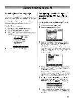 Предварительный просмотр 25 страницы Toshiba Regza 42LZ196 Operating Manual