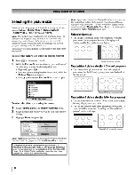 Предварительный просмотр 36 страницы Toshiba Regza 42LZ196 Operating Manual