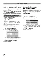 Предварительный просмотр 38 страницы Toshiba Regza 42LZ196 Operating Manual