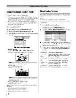 Предварительный просмотр 42 страницы Toshiba Regza 42LZ196 Operating Manual