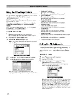 Предварительный просмотр 52 страницы Toshiba Regza 42LZ196 Operating Manual