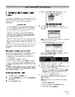 Предварительный просмотр 71 страницы Toshiba Regza 42LZ196 Operating Manual