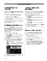 Предварительный просмотр 131 страницы Toshiba Regza 42LZ196 Operating Manual