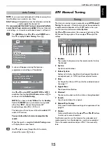 Предварительный просмотр 15 страницы Toshiba Regza 42XV635D Manual