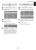 Предварительный просмотр 17 страницы Toshiba Regza 42XV635D Manual
