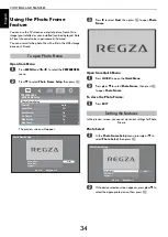 Предварительный просмотр 34 страницы Toshiba Regza 42XV635D Manual