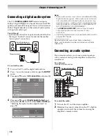 Предварительный просмотр 18 страницы Toshiba REGZA 46SV670U Owner'S Manual