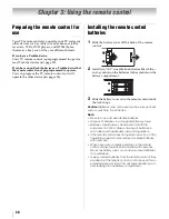 Предварительный просмотр 20 страницы Toshiba REGZA 46SV670U Owner'S Manual