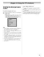 Предварительный просмотр 41 страницы Toshiba REGZA 46SV670U Owner'S Manual