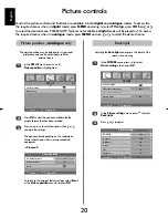 Preview for 20 page of Toshiba Regza 47WLG66 Owner'S Manual