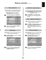 Preview for 21 page of Toshiba Regza 47WLG66 Owner'S Manual