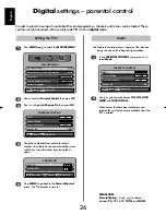 Preview for 26 page of Toshiba Regza 47WLG66 Owner'S Manual