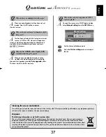 Preview for 37 page of Toshiba Regza 47WLG66 Owner'S Manual