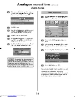 Предварительный просмотр 14 страницы Toshiba Regza 47WLT66 Owner'S Manual