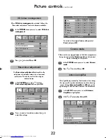 Предварительный просмотр 22 страницы Toshiba Regza 47WLT66 Owner'S Manual