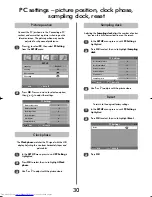 Предварительный просмотр 30 страницы Toshiba Regza 47WLT66 Owner'S Manual