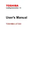 Toshiba REGZA AT330 User Manual preview