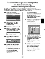 Preview for 65 page of Toshiba REGZA DL66 Series Owner'S Manual