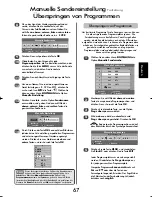 Preview for 67 page of Toshiba REGZA DL66 Series Owner'S Manual