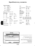 Preview for 112 page of Toshiba REGZA DL66 Series Owner'S Manual