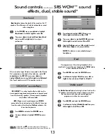 Preview for 13 page of Toshiba Regza WL68 Owner'S Manual