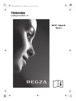 Toshiba Regza WL75 Digital Series Manual предпросмотр