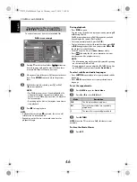 Предварительный просмотр 46 страницы Toshiba Regza WL75 Digital Series Manual