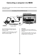 Предварительный просмотр 10 страницы Toshiba REGZA XV Digital Series User Manual