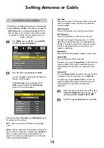 Предварительный просмотр 16 страницы Toshiba REGZA XV Digital Series User Manual