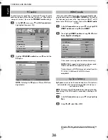 Preview for 36 page of Toshiba Regza ZV55 Digital Series Manual