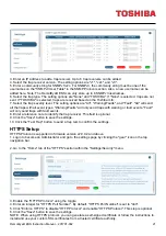 Предварительный просмотр 27 страницы Toshiba RemotEye ESS Instruction Manual