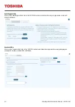 Предварительный просмотр 28 страницы Toshiba RemotEye ESS Instruction Manual