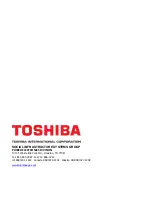 Предварительный просмотр 86 страницы Toshiba RemotEye ESS Instruction Manual