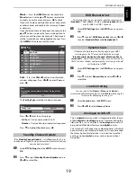 Preview for 19 page of Toshiba RL83* Digital Series Owner'S Manual