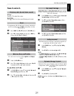 Preview for 21 page of Toshiba RL83* Digital Series Owner'S Manual