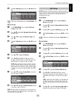 Preview for 35 page of Toshiba RL83* Digital Series Owner'S Manual