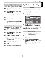 Preview for 57 page of Toshiba RL83* Digital Series Owner'S Manual